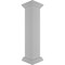 Ekena Millwork 8"W x 40"H Plain Newel Post with Peaked Capital & Base Trim (Installation kit included) NWL08X40PLP0B0 - alternate 8